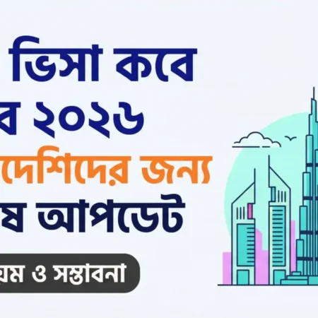 Dubai Visa New Update - দুবাই ওয়ার্ক ভিসা আপডেট নতুন নিয়ম