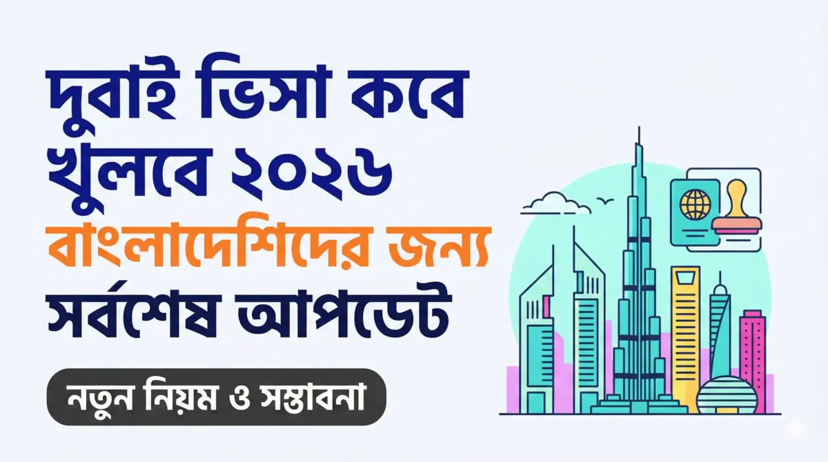 Dubai Visa New Update - দুবাই ওয়ার্ক ভিসা আপডেট নতুন নিয়ম